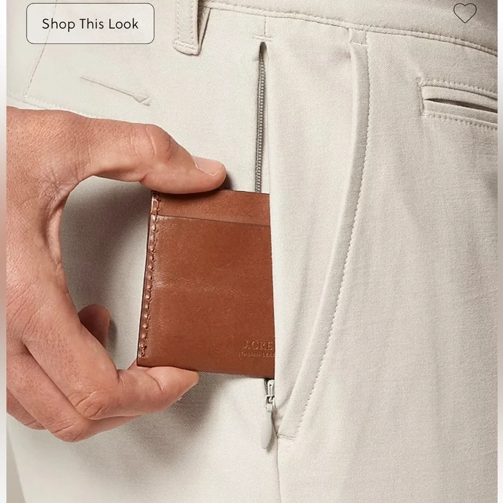 J crew ashen taupe 484 Slim-fit tech pant